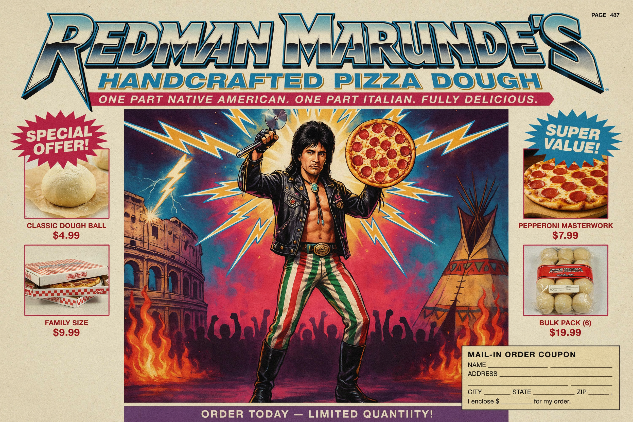 Redman Marunde's Handcrafted Pizza Dough